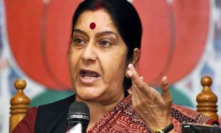 sushma swaraj expects snap ls poll soon