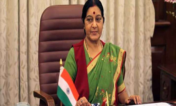sushma swaraj to visit bangladesh tomorrow