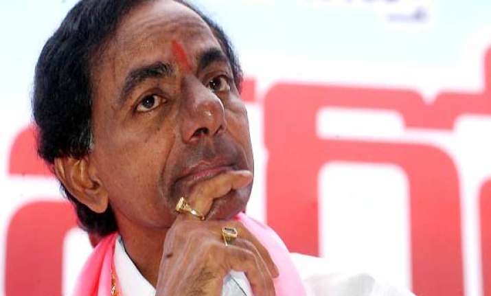 trs chief hails resignations of telangana congress leaders