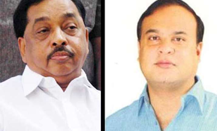 troubles for congress as narayan rane himanta sarma quit as