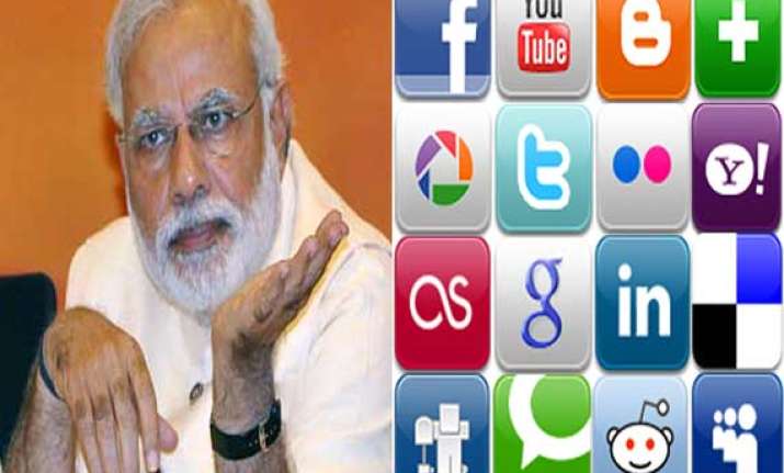 Image result for Social media made Narendra Modi storm into Power made him PM