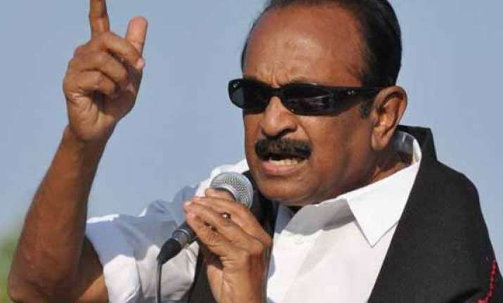 vaiko detained for protesting against rajapaksa s visit