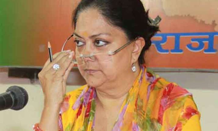 vasundhra raje clarifies bjp s stand on mgnrega says she s