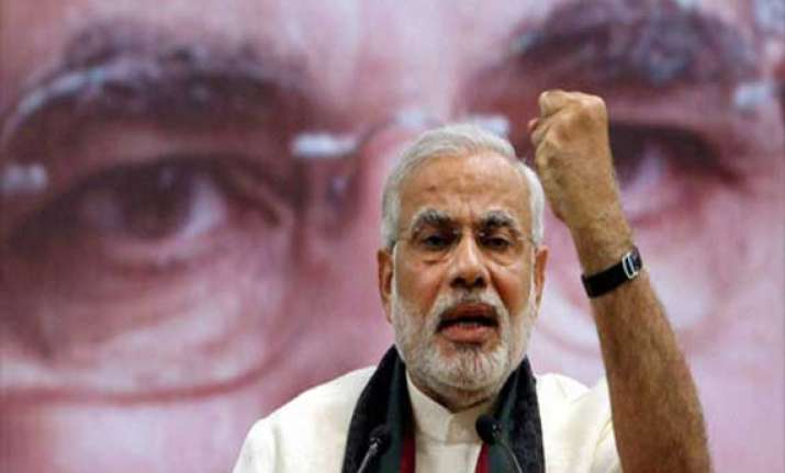 vote for bjp to secure your future modi tells youths