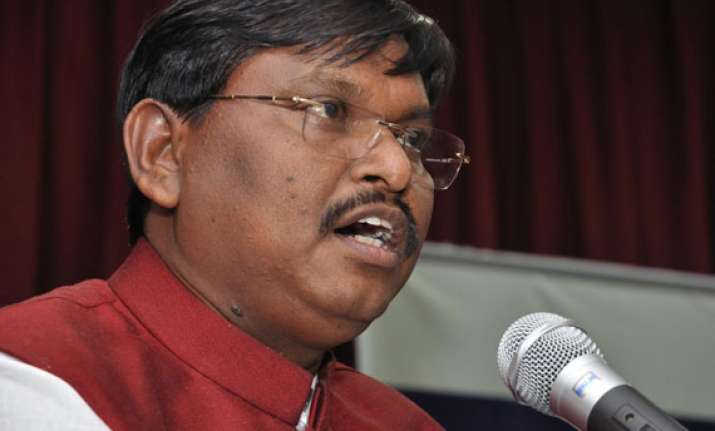 why do police need arjun munda s crime records asks bjp