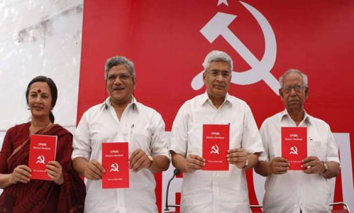 yechury ignores opinion polls on lf prospects
