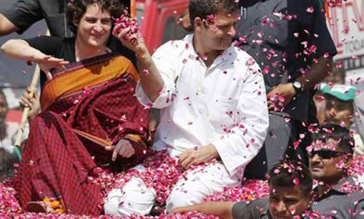 in pics priyanka gandhi campaigns for rahul gandhi in amethi