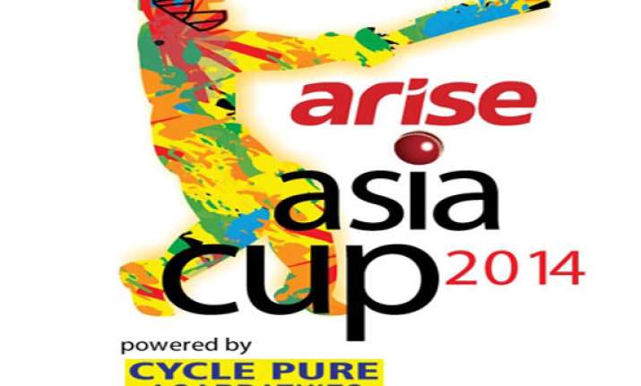 arise india bags title sponsorship for asia cup 2014
