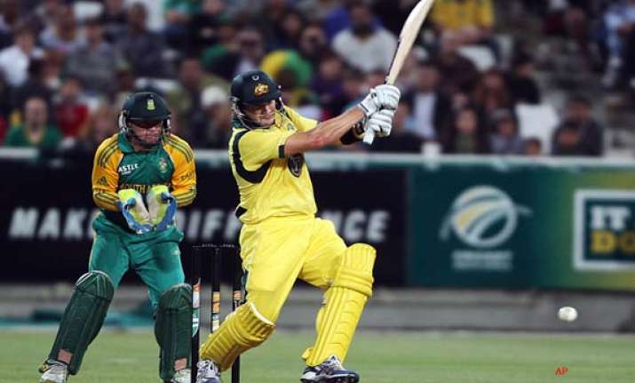australia beats s africa by 5 wickets in first t20