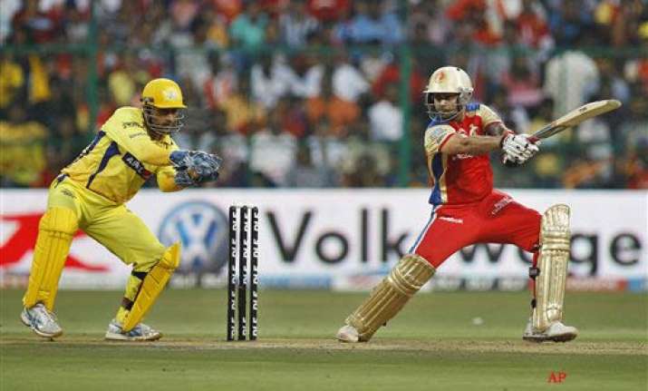 chennai rcb head for first play off