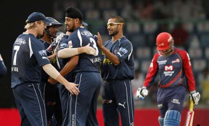 comfortable win for chargers as dd batsmen falter again