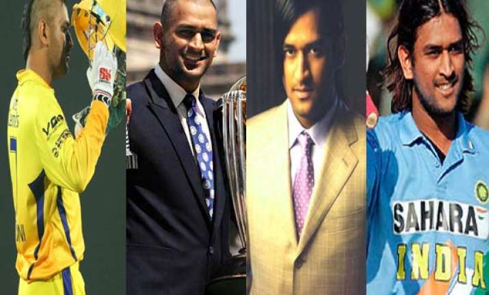 dhoni to be seen in different hair style in ipl 7