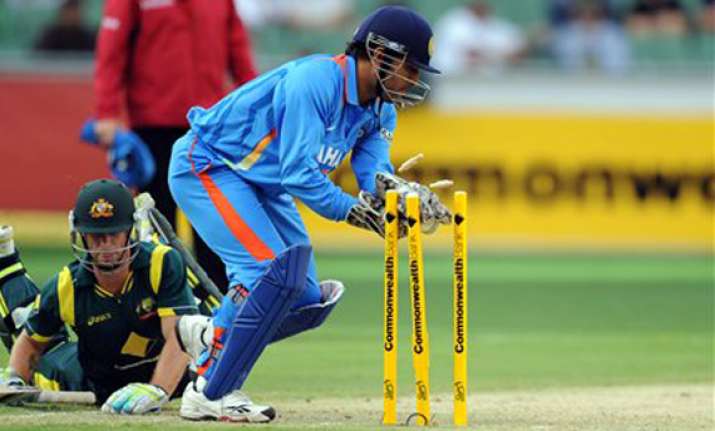 dhoni banned for one odi after india s second over rate