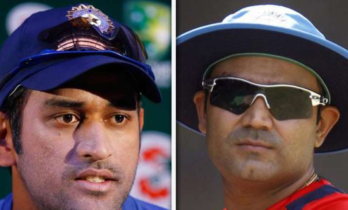 dhoni bemoans absence of sehwag from first two tests
