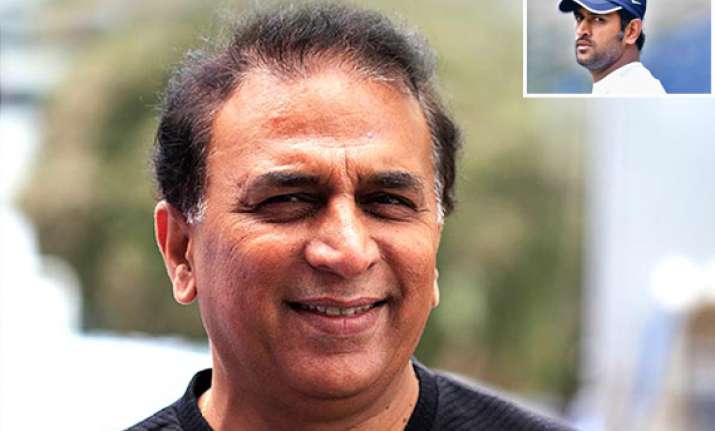 dhoni is still best bet for test captaincy says gavaskar