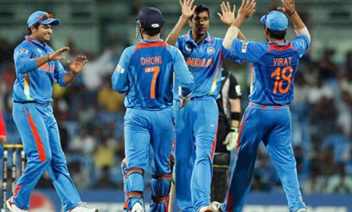 india crush new zealand by 117 runs in final warm up match