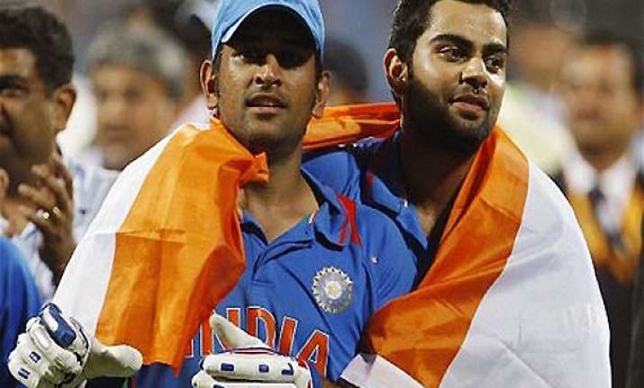 dhoni has done a commendable job as captain says kohli