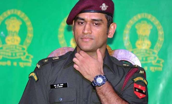 dhoni wants to serve army after cricket