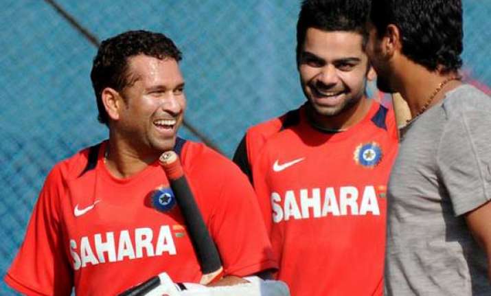 don t put pressure on virat kohli says sachin tendulkar