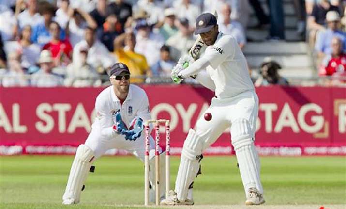 dravid hits 34th ton equals gavaskar s record