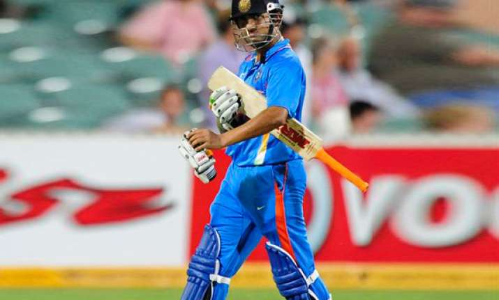 gambhir s run out cost india a win says dhoni