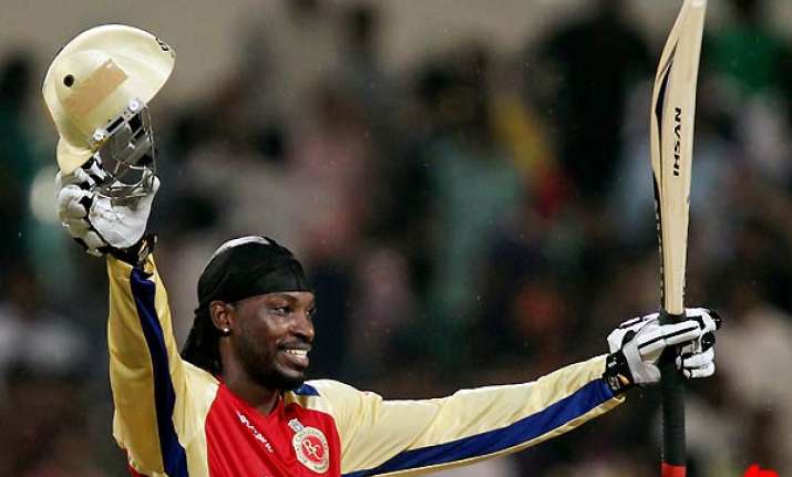 gayle s brutal innings helps rcb crush kxip by 85 runs