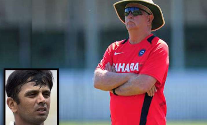 give fletcher time and space to produce results dravid