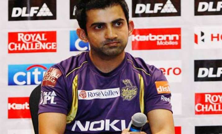 i don t play ipl for making personal comeback gambhir