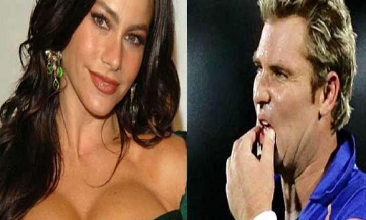i want to date sofia vergara says shane warne