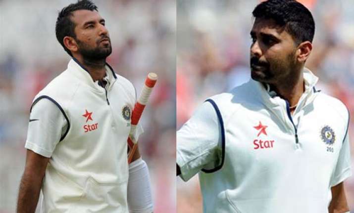 icc test rankings pujara lone indian in top 10 vijay earns