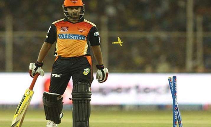 ipl 7 amit mishra strolled to one of the most bizarre run