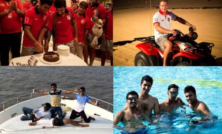 ipl 7 check out behind the scene pics of kings xi punjab
