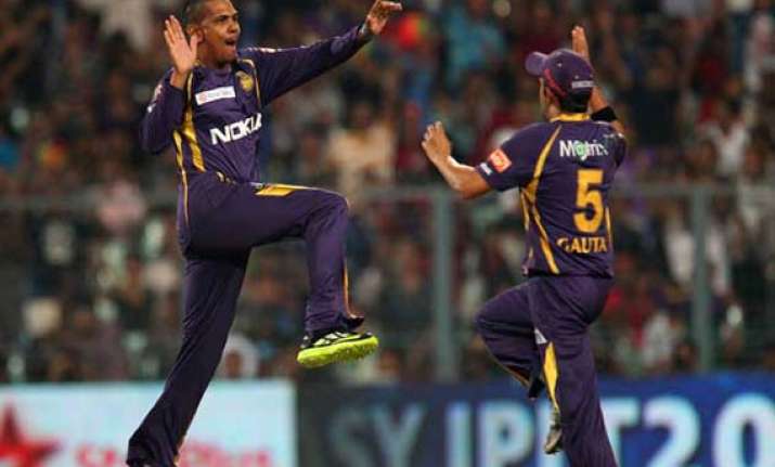 ipl 7 kallis narine guide kkr to 41 run over mi in ipl 7