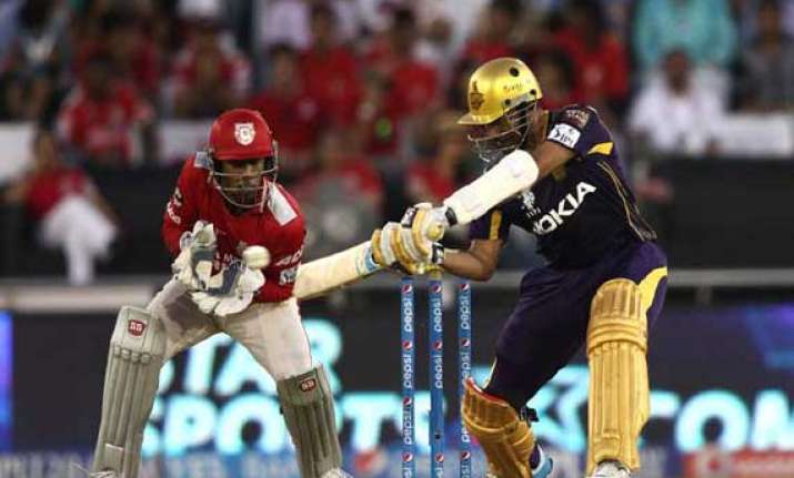 ipl7 kolkata knight riders vs kings xi punjab scoreboard
