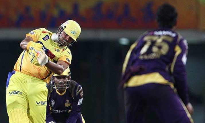 ipl7 match21 kkr vs csk scorecard