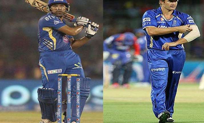 ipl 7 match 44 mi look to play party poppers for rajasthan