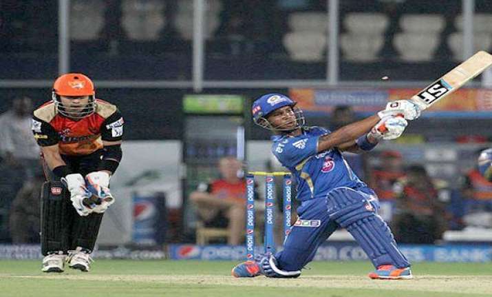 ipl 7 match 36 sunrisers hyd vs mumbai indians scorecard