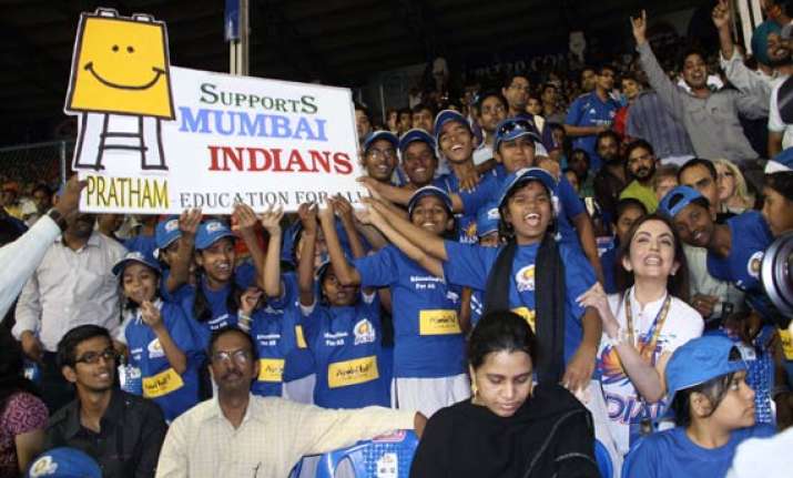 ipl 7 mumbai indians take nine underprivileged children to