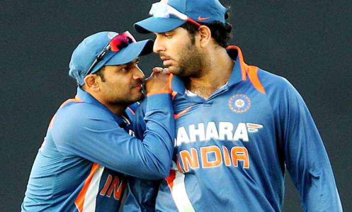 i hope sehwag takes its easy against us tomorrow yuvraj