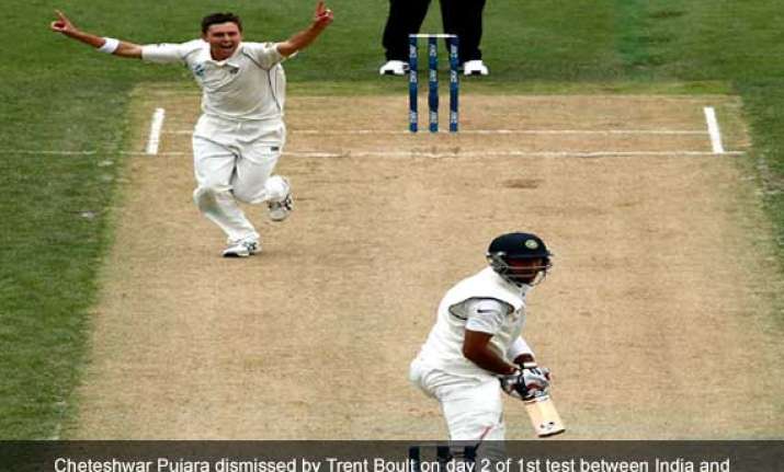 india new zealand scoreboard 1st test day 2