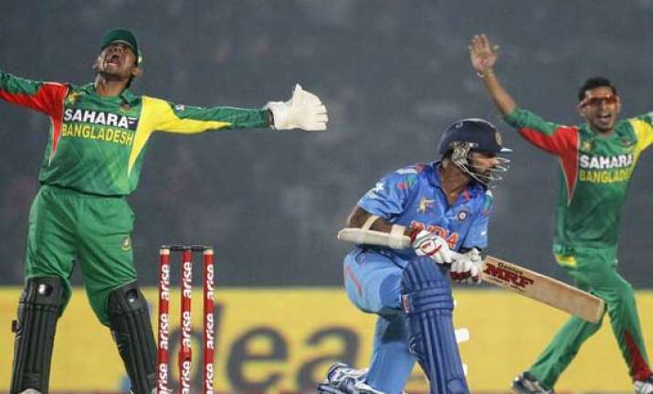 india to play bangla in three odis between june 15 19