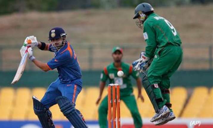 sehwag gambhir guide india to easy win over bangladesh