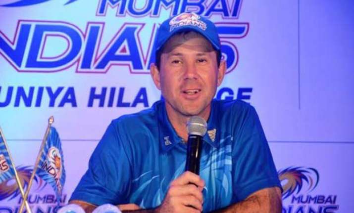 ricky ponting starts new innings as mumbai indians coach