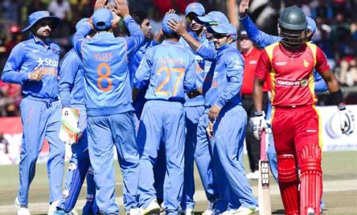 india crush zimbabwe by 62 runs to seal odi series 2 0