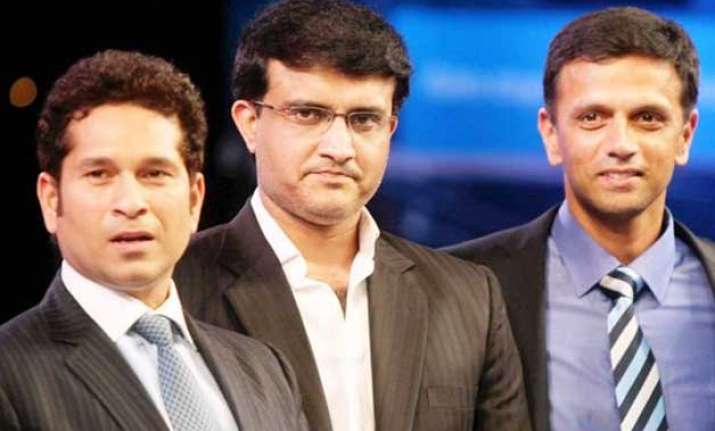 tendulkar dravid ganguly to find indian cricket team s new