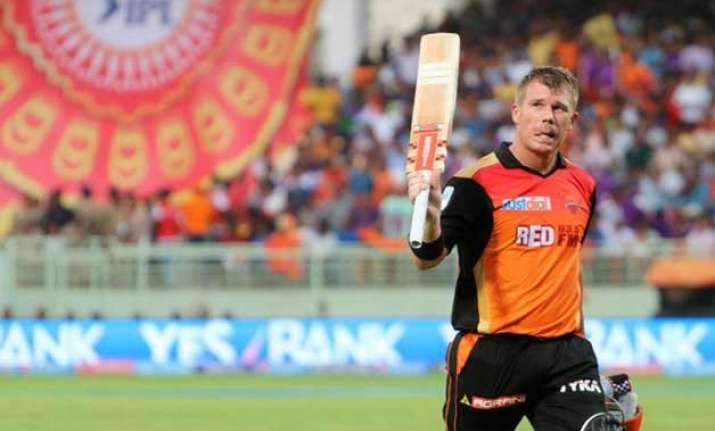 ipl 8 warner powers sunrisers to 177/4 vs kkr
