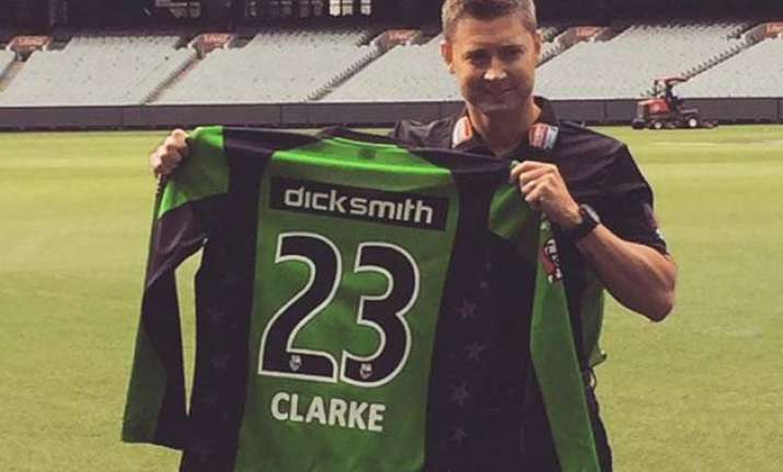 michael clarke to captain melbourne stars in big bash