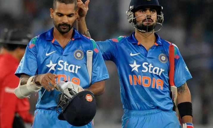 kohli steady at 4th dhawan rises to 6th in icc rankings