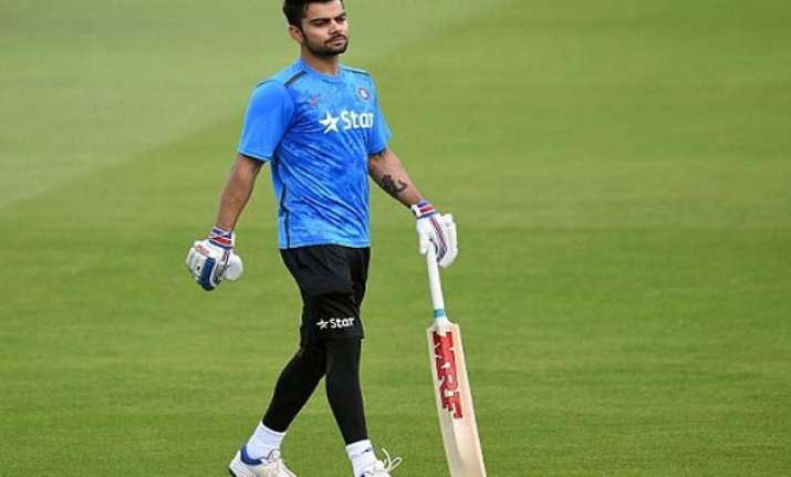 world cup 2015 sporting a mohawk kohli feasts on spinners