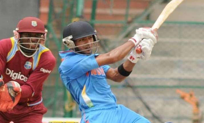 unmukt mishra shine as india a crush wi in warm up opener